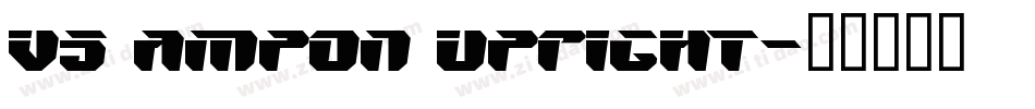 V5 Ampon Upright字体转换